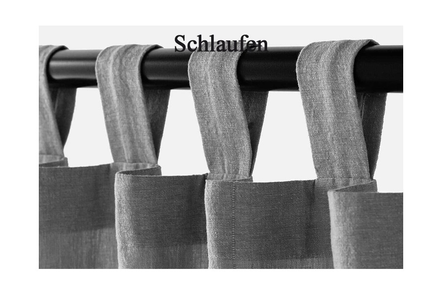 Linen curtains custom made