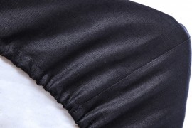 100% linen bedding sheet ALTMUEHL black different sizes