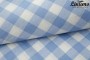 Pillow cover HAVEL semi linen checked blue different sizes