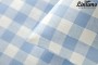 Pillow cover HAVEL semi linen checked blue different sizes