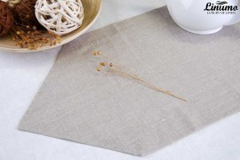 Table runner linen MAIN natural-grey different sizes