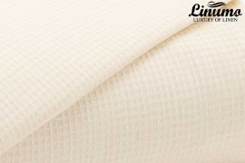 Luxury sauna & bath towel linen mix creamy white
