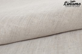 Fabric pattern ELBE 100% linen natural M07C179