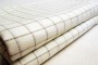 Linen tea towel 50x70cm creamy white checked