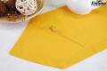Table runner made of precious linen yellow different sizes