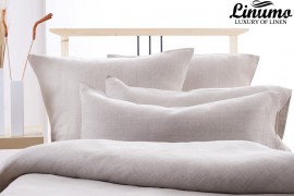 100% linen bedcover DONAU Gray various sizes